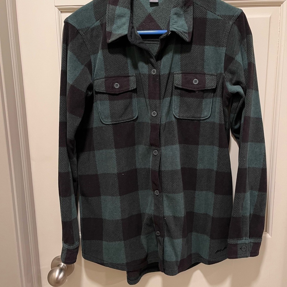 Eddie Bauer Fleece Shacket Size Small Like New